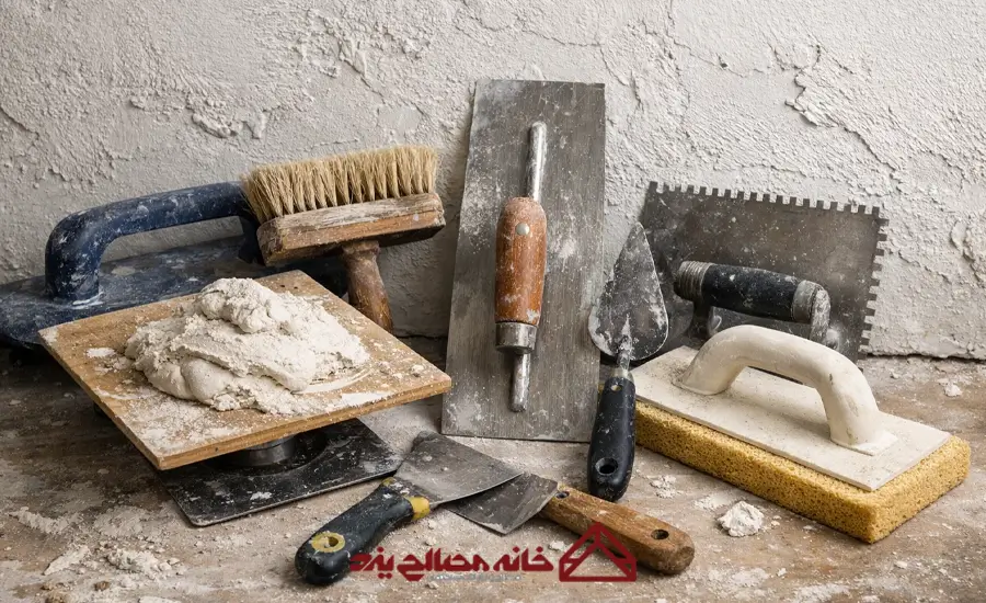 انواع ابزار گچ کاری