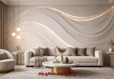 گچبری مدرن دیوار